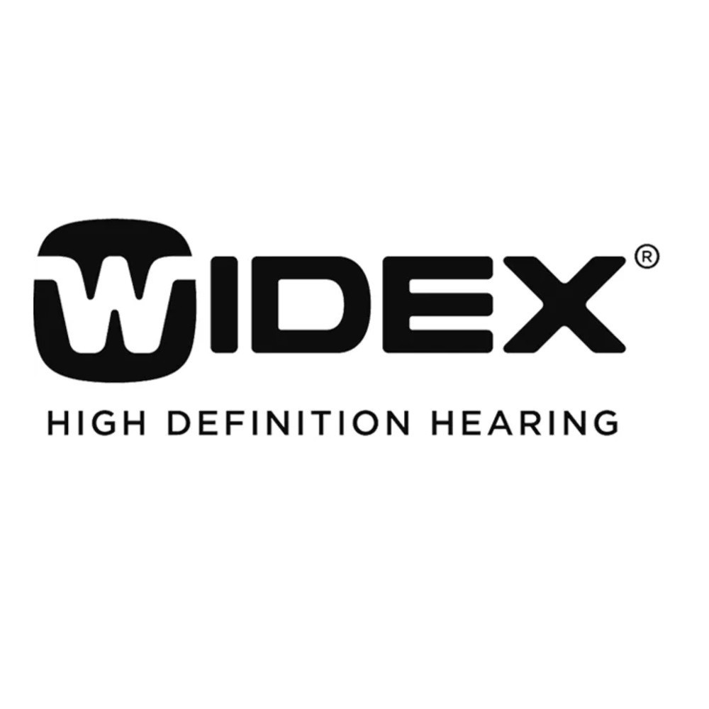 Widex hearing aids logo – natural sound quality and invisible options